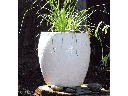JAM'S PLANTER, WHITE WHITE,  SET OF 3- 20.0" X 22.5", 15.5" X 16.5", 11.0" X 12.0"