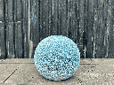 DECORATIVE SPHERE, CORAL AQUA, SIZE A, 16"D