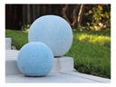 DECORATIVE SPHERE, CORAL AQUA,SIZE B, 12"D