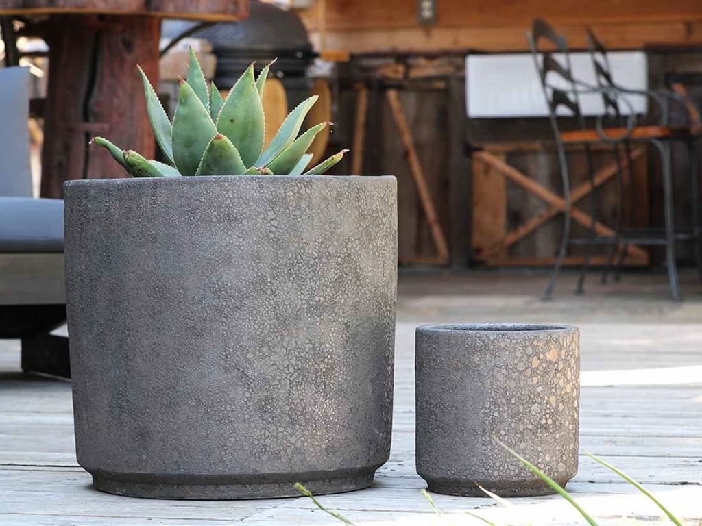 REDONDO PLANTER MID, CORAL BRONZE, SET OF 4-19.5"X18.0", 17.0"X15.5", 15.0"X14.0", 13"X12.5"