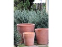 MK CONE PLANTER, WASH CLAY, SET OF 3- 26"x25.5",20"x19.5",16"x16"