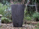 XLG TALL CONE PLANTER, CORAL BRONZE, SET OF 3- 22"X38", 17.5"X27", 13"X22.5"