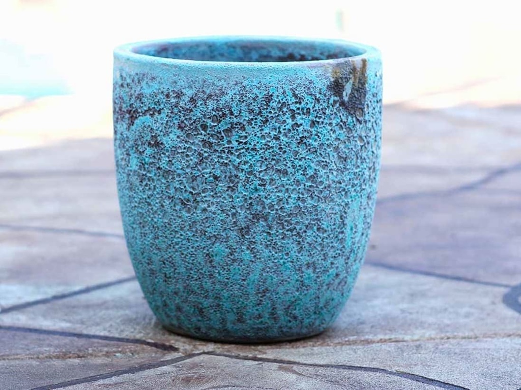 MILANO CONE PLANTER, CORAL GROVE, SET OF 3-18"X19.5", 14.5"X15.5", 12"X13.5"