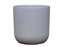 FLUTED CYLINDER PLANTER (NO SAUCER), PASTEL LAVENDER, 11"X11.5", SOLD IN CASE OF 2