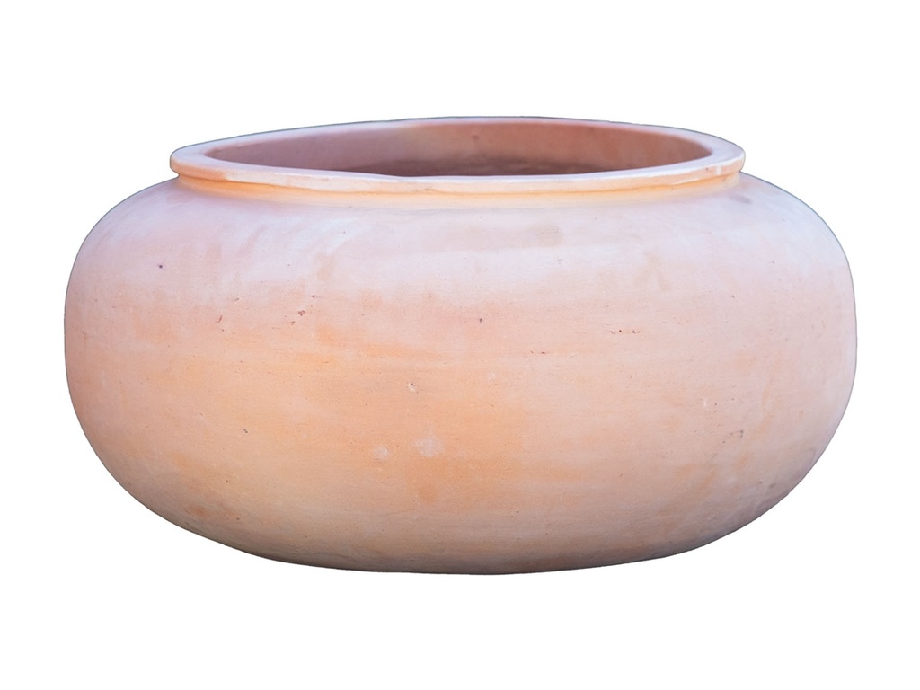 HOSE POT, WASH CLAY, 22.0" X 11.0"