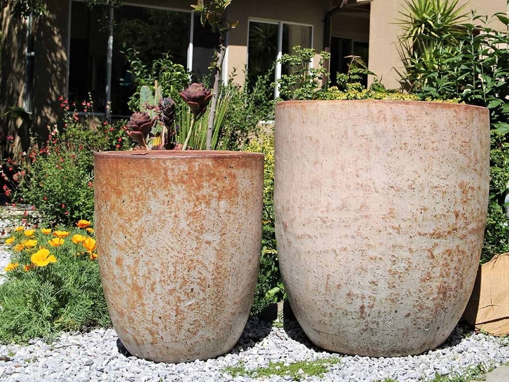 RIMLESS PARCO ALTO PLANTER, HEIRLOOM WHITE, SET OF 2 - 25.0" X 29.0", 19.0" X 25.0"