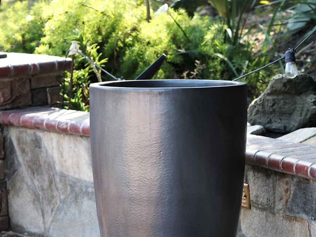 SLIM X-LARGE PLANTER, MATTE BLACK, SET OF 3- 20.5"X32.5", 16.5"X25.5", 13.0"X17.5"