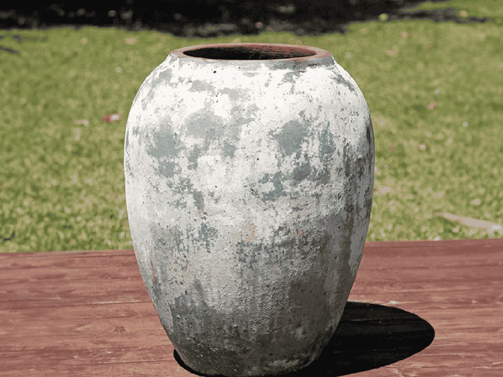 AMPHORA AFRICANA, ATLANTIS SKY, 24.5"x32.0", TOP OD: 16.0", ID:13.5"