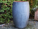 OLIVE NO RIM JAR, GRAPHITE, SIZE A, - 21.0" X 32.0", TOP OD: 18.5", ID: 15.5"