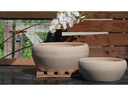 BONSAI BOWL PLANTER, IVORY CLAY, SET OF 3- 13.5"X6.0", 11.0"X4.5", 8.5"X3.5"