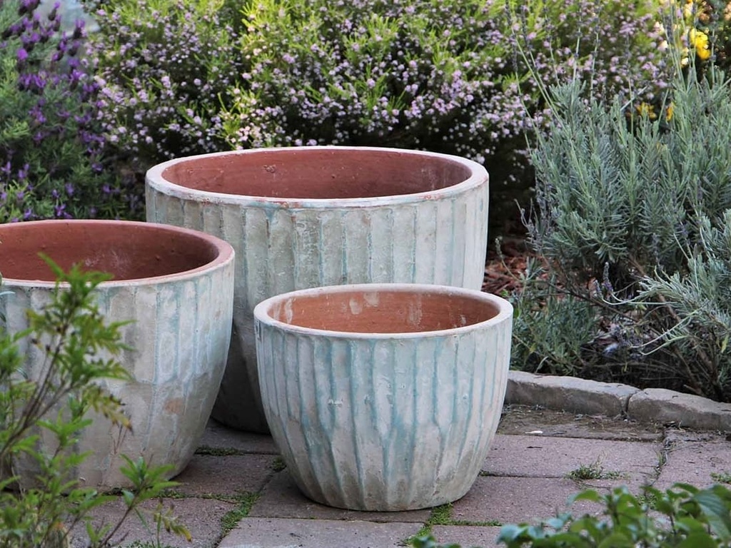 VOLCANO BOWL, ATLANTIS SKY, SET OF 3- BCD, 20.0"X14.0", 16.0"X12.0", 12.0"X9.5"