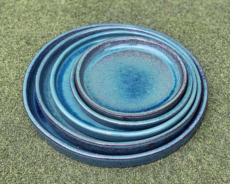 [PY-SCR03JDE] ROUND SAUCER, JADE, OD 15.5", ID 14"