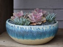 CHERRY BLOSSOM BOWLS, MARBLE, SET OF 3- 10.5"X4.5", 9.0"X3.5", 7.0"X3.0", SOLD IN CASE OF 2