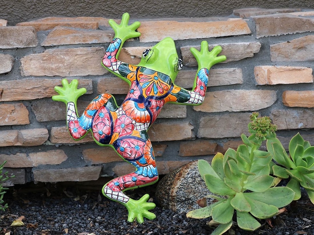 [TL-A1103] FROG WITH SOMBRERO, 24.5"X18.5"