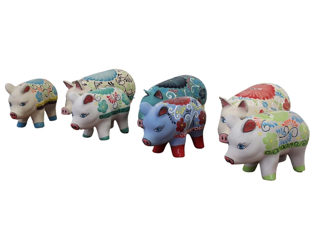 [TL-A5074TRL] TALAVERA TIERRA LUZ, PUERCO MEDIANO CERRADO, 17.5"X7.0"X9.0"