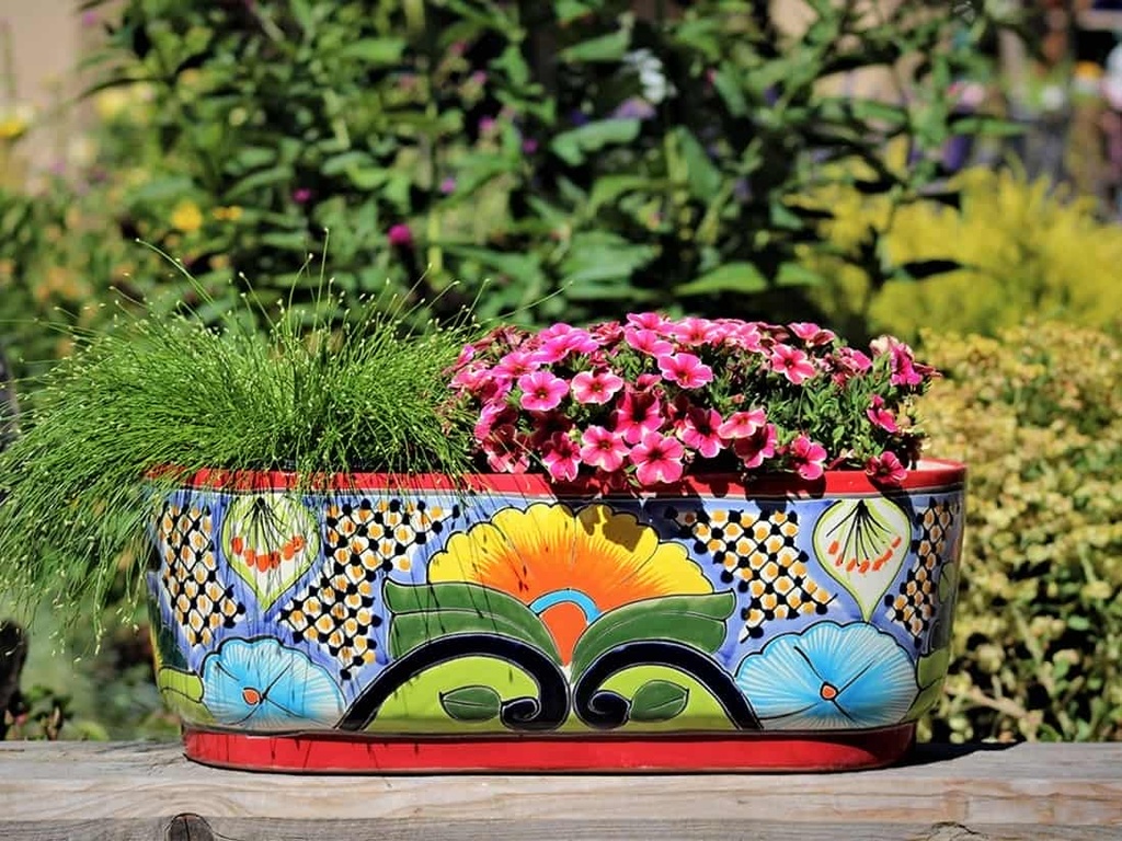 [TL-J2034] LARGE CANOE PLANTER, 8.5" x 16" x 8"