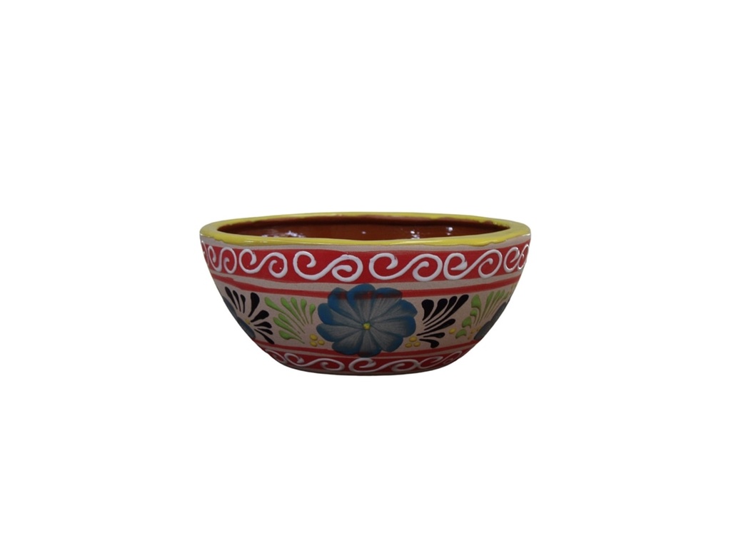 [TL-J5098TRL-C4] TALAVERA TIERRA LUZ SMALL MICHOACANA BOWL, 4.7" x 11", SOLD IN CASE OF 4