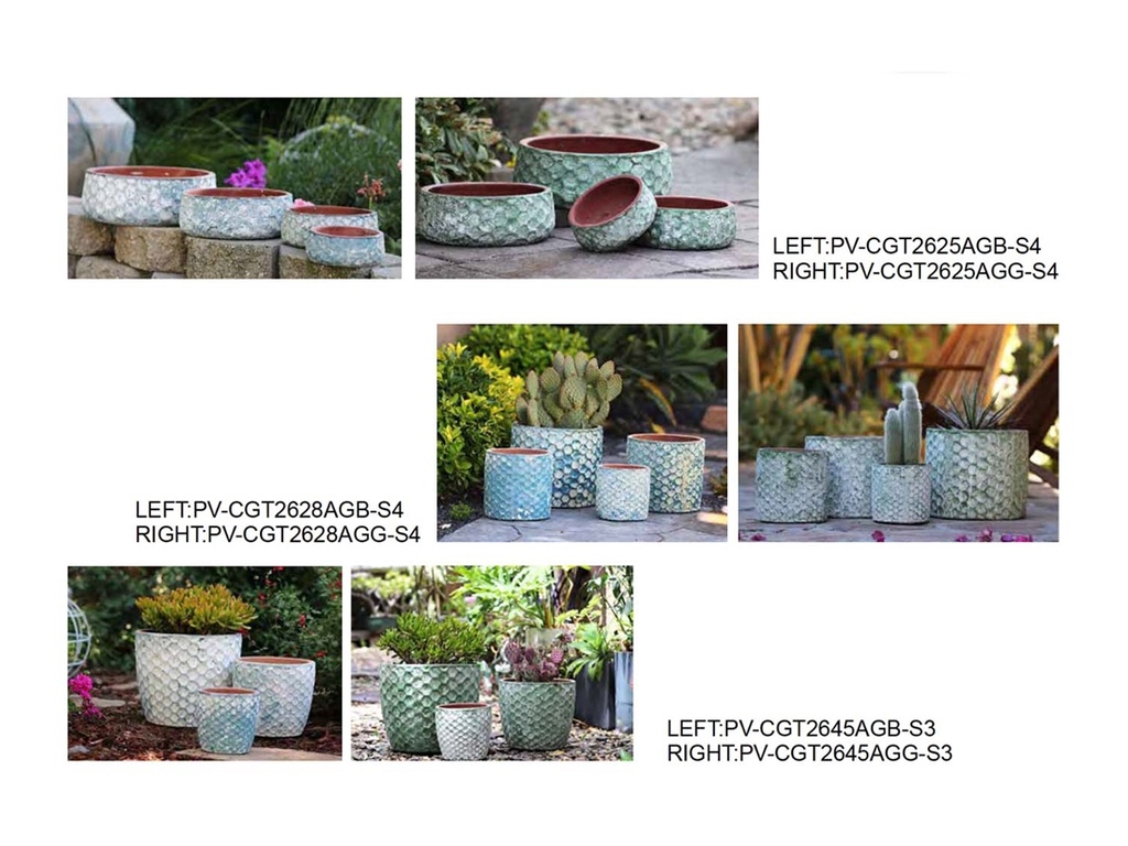 [BP-26-0043] HAND THROWN HEXAGON ASSORTMENT