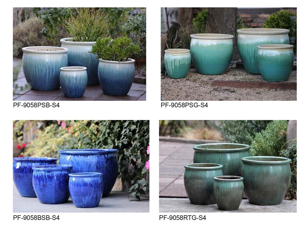 [BP-26-0054] FISHBOWL DRIP COLOR PLANTER COMBO