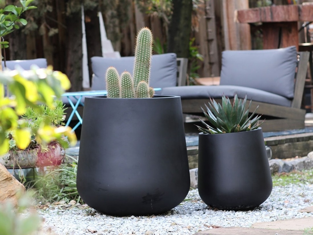 [FG-3121BLK-S2] TRUNK MID PLANER, BLACK, SET OF 2- 26"X26.5", 17.5"X18"