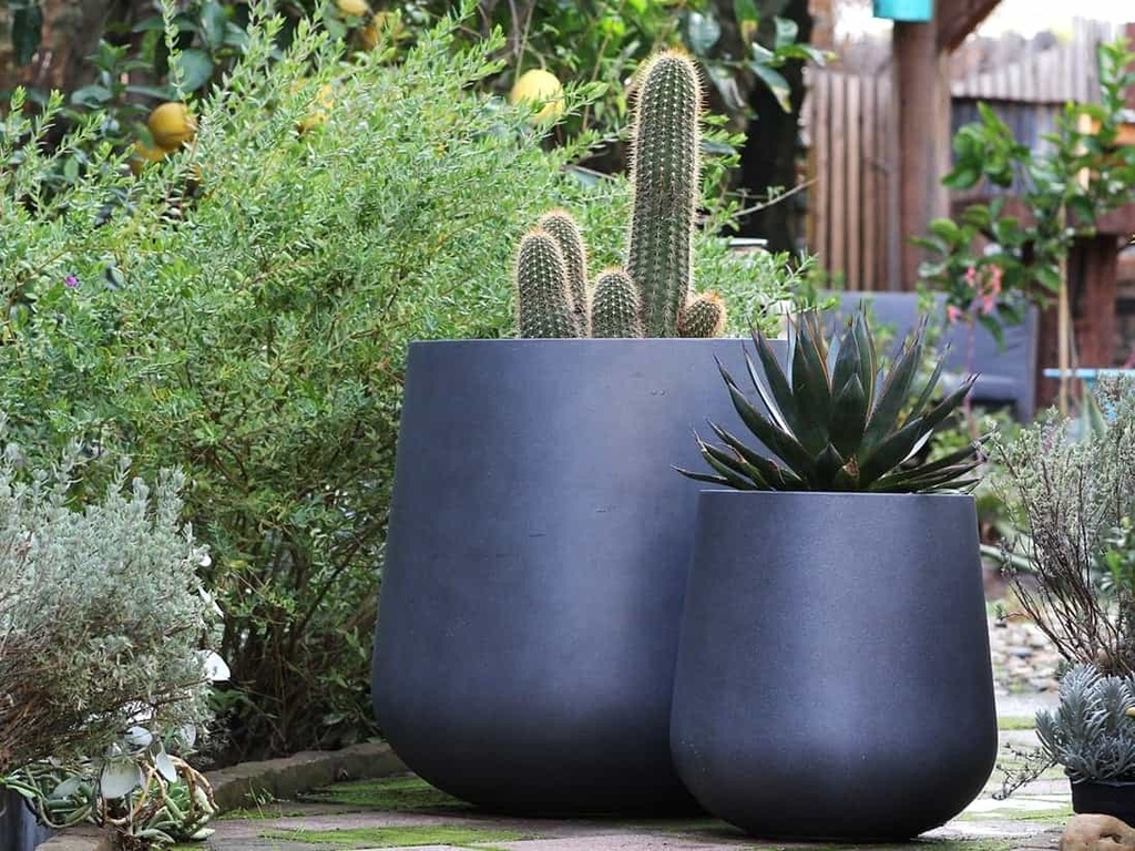 [FG-3121ESG-S2] TRUNK MID PLANER, ECOSTONE GREY, SET OF 2- 26"X26.5", 17.5"X18"