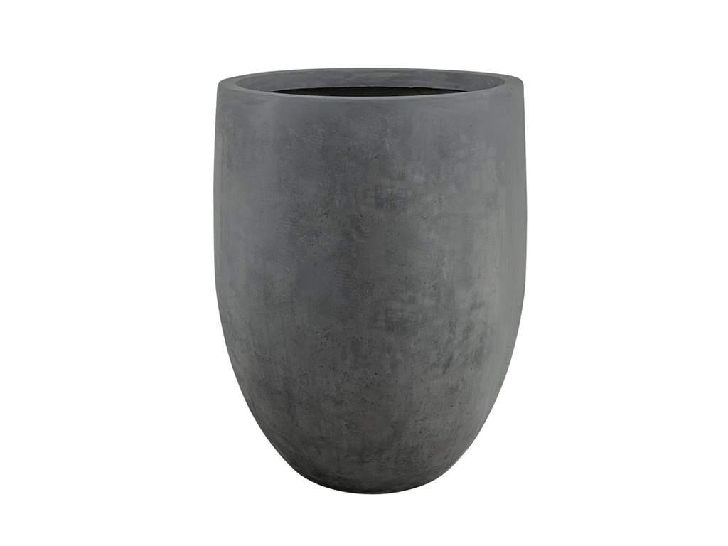 [FS-0066CMG-S2] MILANO TALL FIBER PLANTER, CEMENT  GREY, SET OF 2 - 21.5" X 27.0". 17.0" X 21.5"