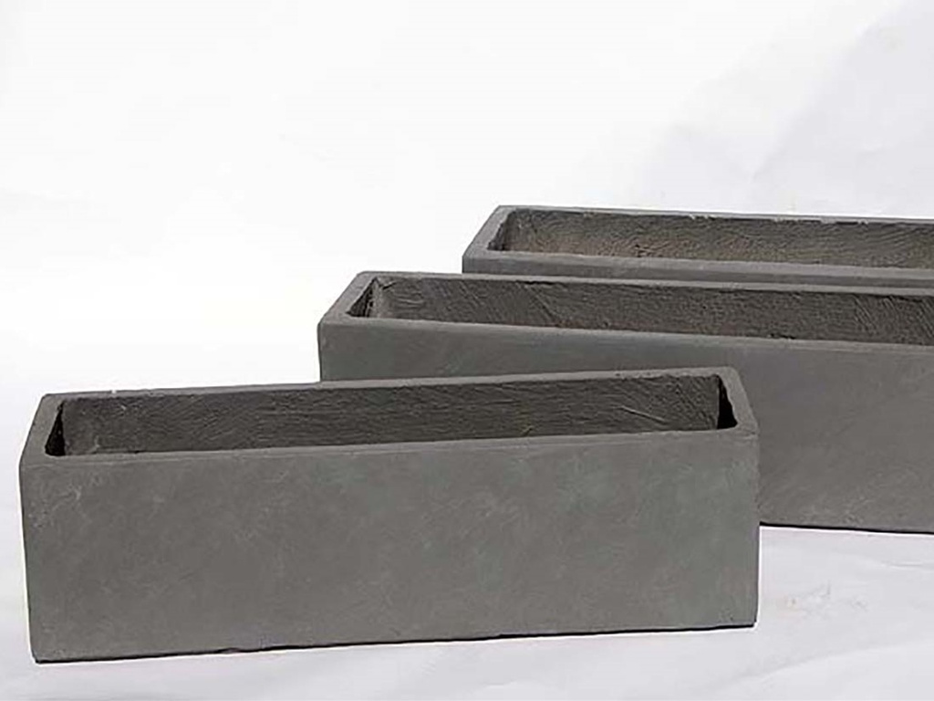 [FS-0151CLG-B-C6] HAMPTON PATIO BOX, CONCRETE LIGHT GRAY, 23.5"X7.0"X7.0", SOLD IN CASE OF 6