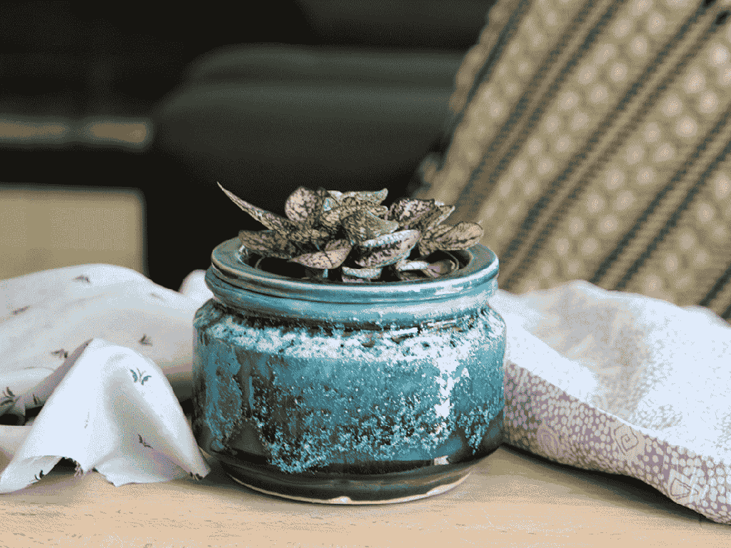 [IP-J19282EMS-A-C4] JEWEL SELF-WATERING PLANTER, EMERALD SEA, SIZE A, 6.5"X5.5", SOLD IN CASE OF 4