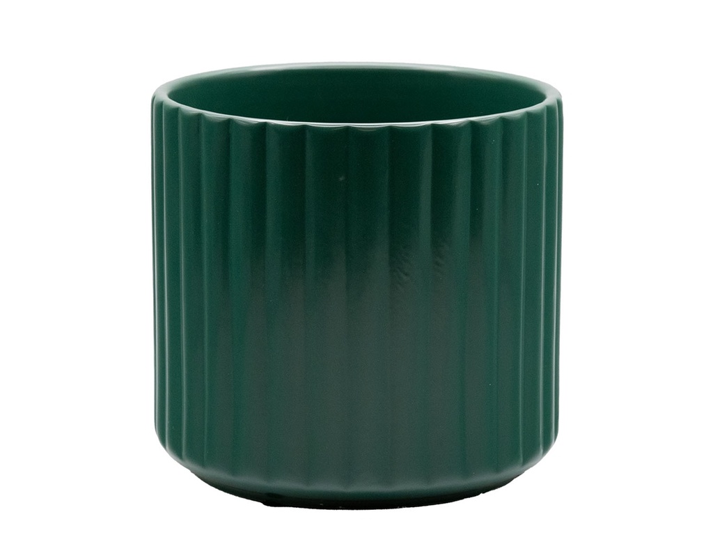 [IP-MC2035SBG-C8] BRUSH COMB PLANTER, SAGE BRUSH GREEN, 5.5"x5" SOLD IN CASE OF 8