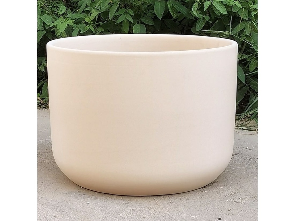 [PC-3310ICL-S3] LYNX PLANTER, IVORY CLAY, SET OF 3- 16.0"X12.0", 13.0"X10.0", 10.0"X9.0"