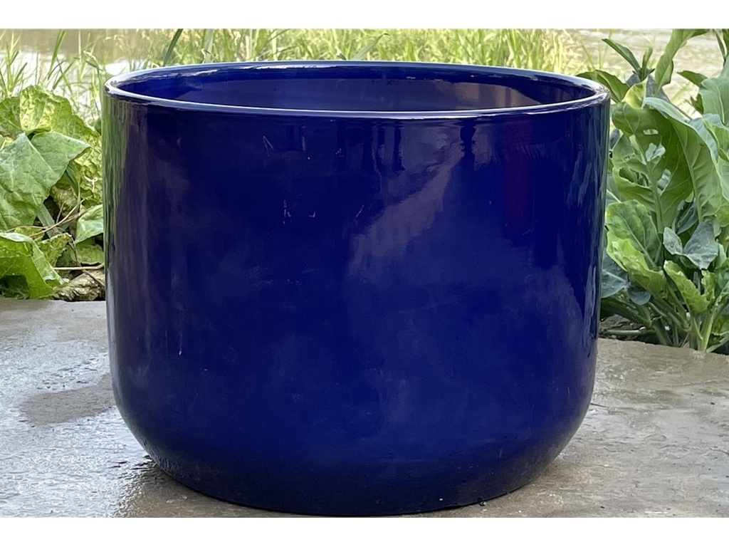 [PC-3310RBL-S3] LYNX PLANTER, ROYAL BLUE, SET OF 3- 16.0"X12.0", 13.0"X10.0", 10.0"X9.0"