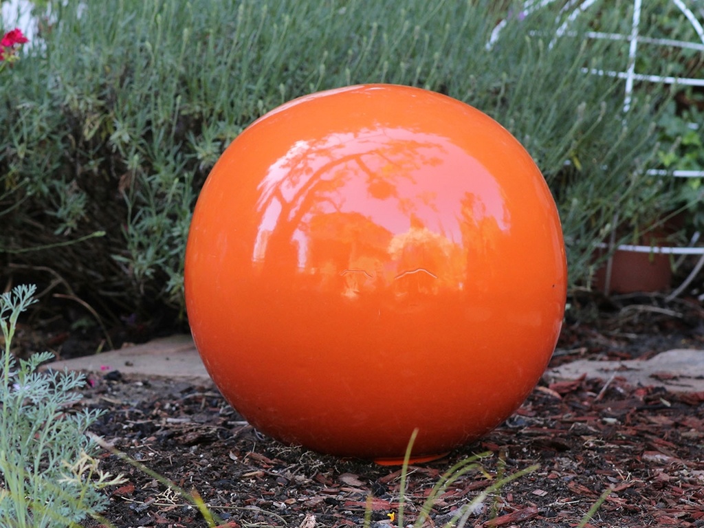 [PC-A3000APB-C] DECORATIVE SPHERE, 15.5", APRICOT BRIGHT