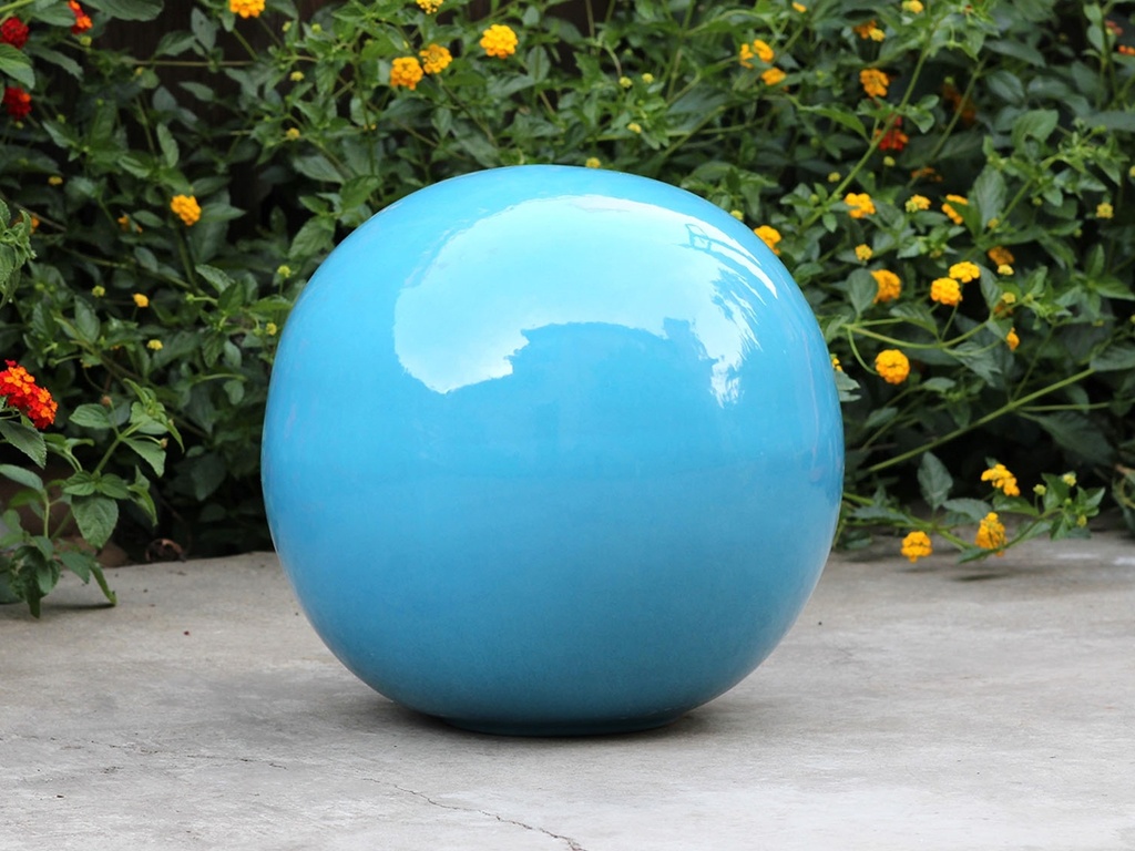[PC-A3000HDB-C] DECORATIVE SPHERE, 15.5", HYDRANGEA BRIGHT