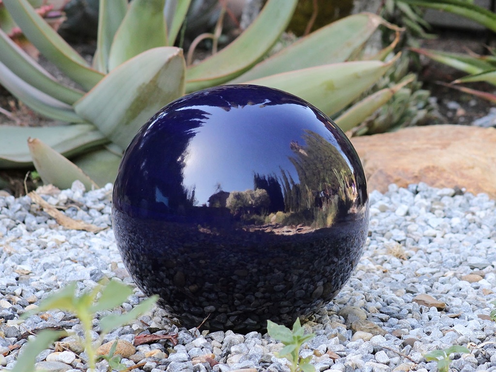 [PC-A3000RBL-C] DECORATIVE SPHERE, 15.5", ROYAL BLUE