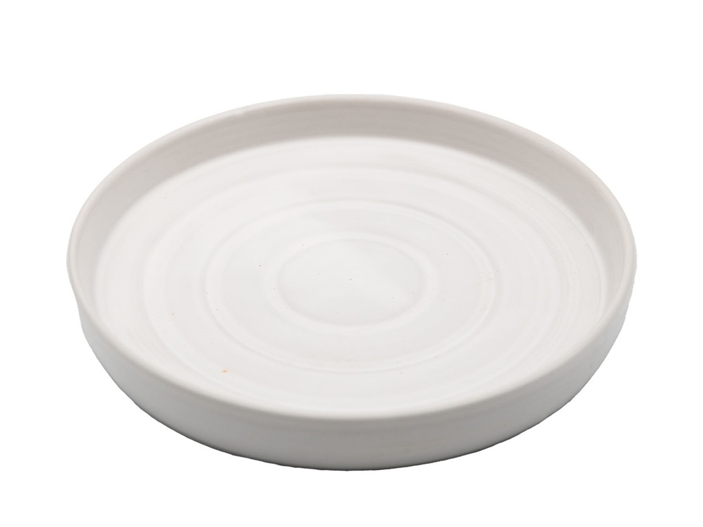 [PC-SCR02CWH] SAUCER, CLOUD WHITE,  OD 16", ID 14"
