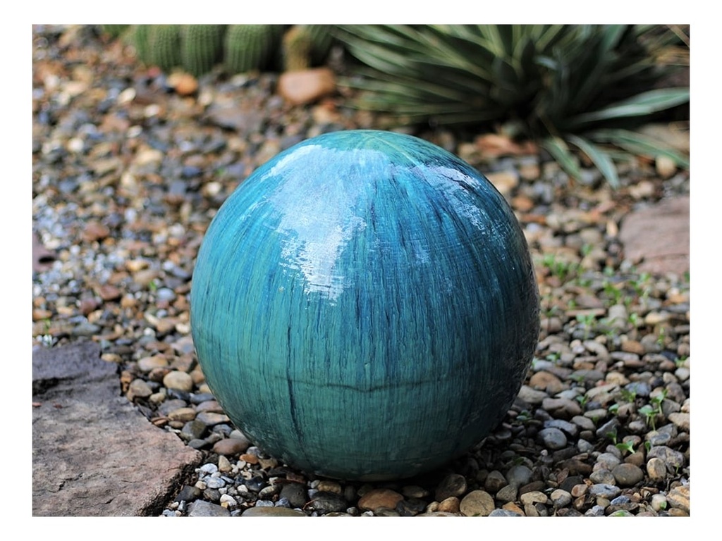 [PF-A5000RTG-C] DECORATIVE SPHERE, RUSTY GREEN, 12"