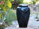 TEA GARDEN FOUNTAIN, SELF CONTAINED, DEEP BLUE SEA, SIZE B, 21.0" X 32.0" (PUMP INCLUDED)