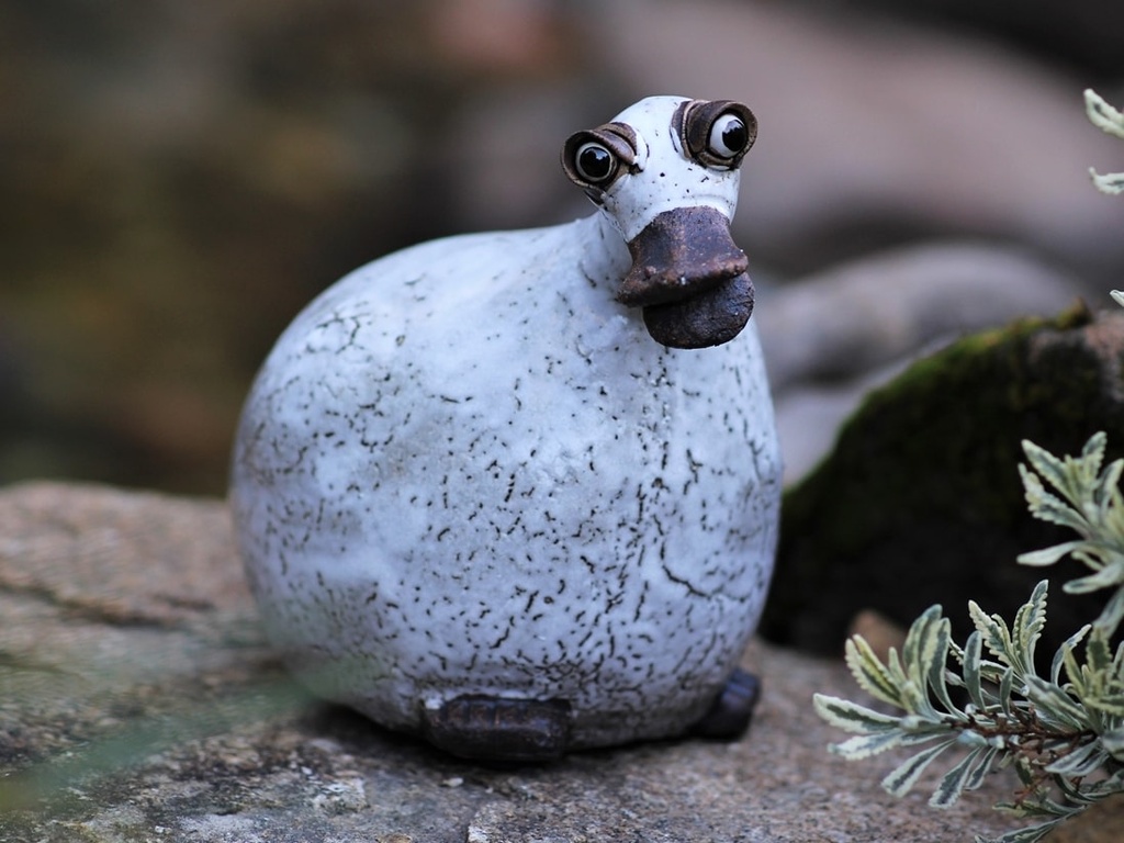 [PF-ST03WH-B] DUCKY DOUGH, WHITE, SIZE B, MEDIUM, 8.5"X6"X8"