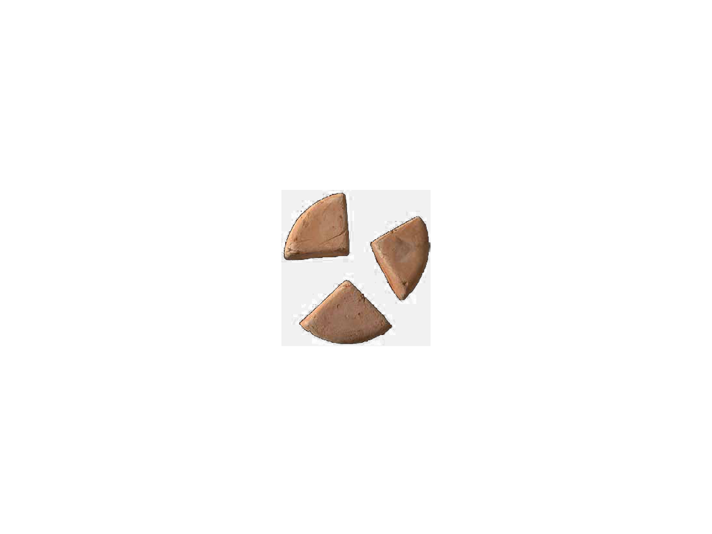 [PT-GPF01-S3] PODARAKIA (POT FEET) 3 PIECES