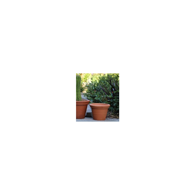 [PT-M0034] DOUBLE RIM PLANTER, 12.0"X8.0"
