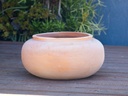 HOSE POT, WASH CLAY, 22.0" X 11.0"
