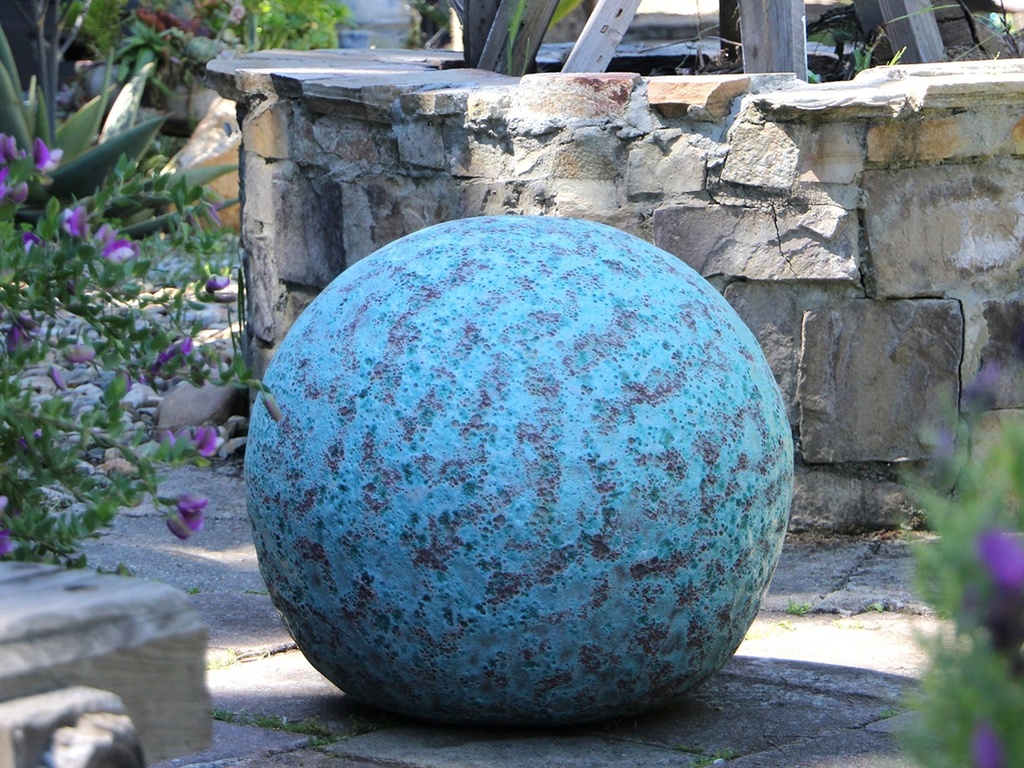 [PV-A500CGV-A] DECORATIVE SPHERE,  CORAL GROVE, SIZE A, 16"D