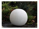 DECORATIVE SPHERE,  CORAL WHITE, SIZE A, 16"D