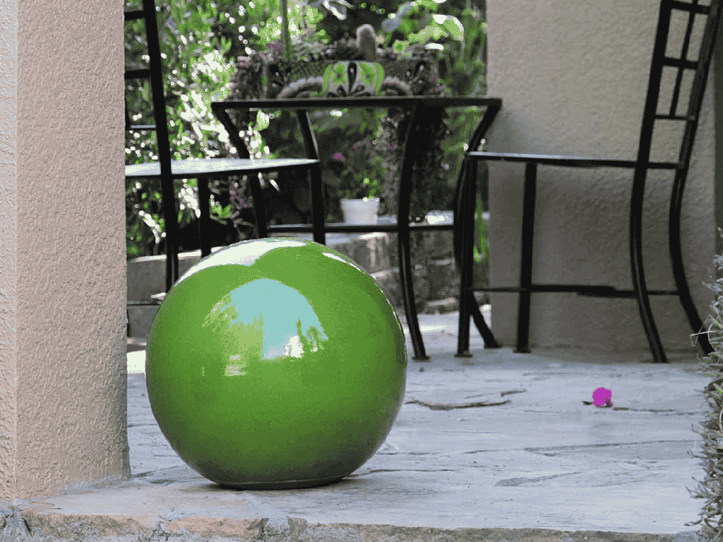 [PV-A500MIN-B] DECORATIVE SPHERE,  MINT, 12"