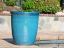 TALL GARDEN POT, GREEN  MIRAGE, SET OF 3- 19.5"X21.5", 15.5"X17.0", 11.5"X13.5"