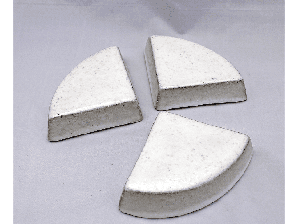 [PV-CGPF01WST-S3-C5] POT FEET, LAVISH RED,  SET OF 3- 4"X1", SOLD IN BUNDLE OF 5