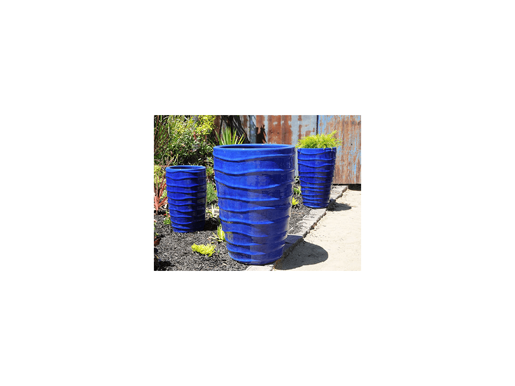 [PV-LB272FB-S3] BEVERLY PLANTER, FALLING BLUE, SET OF 3, 25.0'' X 36.0'' 19.5'' X 31.5'' 15.0" X 25.0"