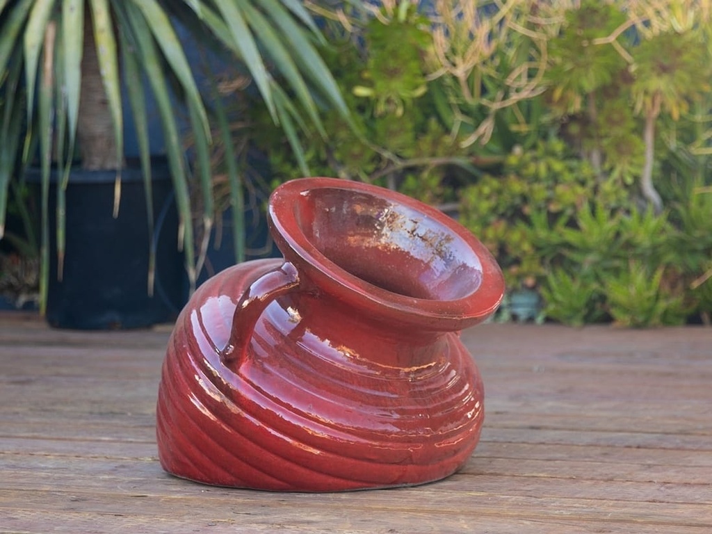 [PV-LB505LRD] HALF POT", LAVISH RED, 22.0"X18.5"