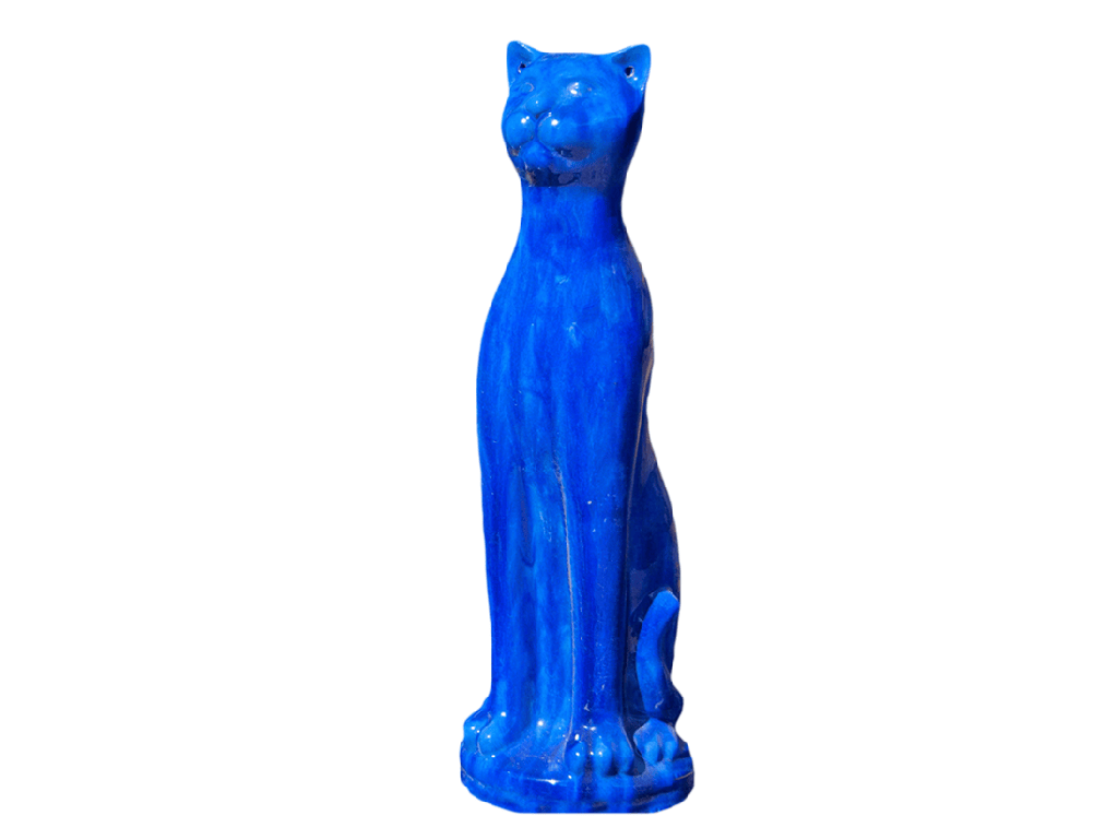 [PV-LBST20FB] STANDING CAT, FALLING BLUE 8.5'' X 26.0''