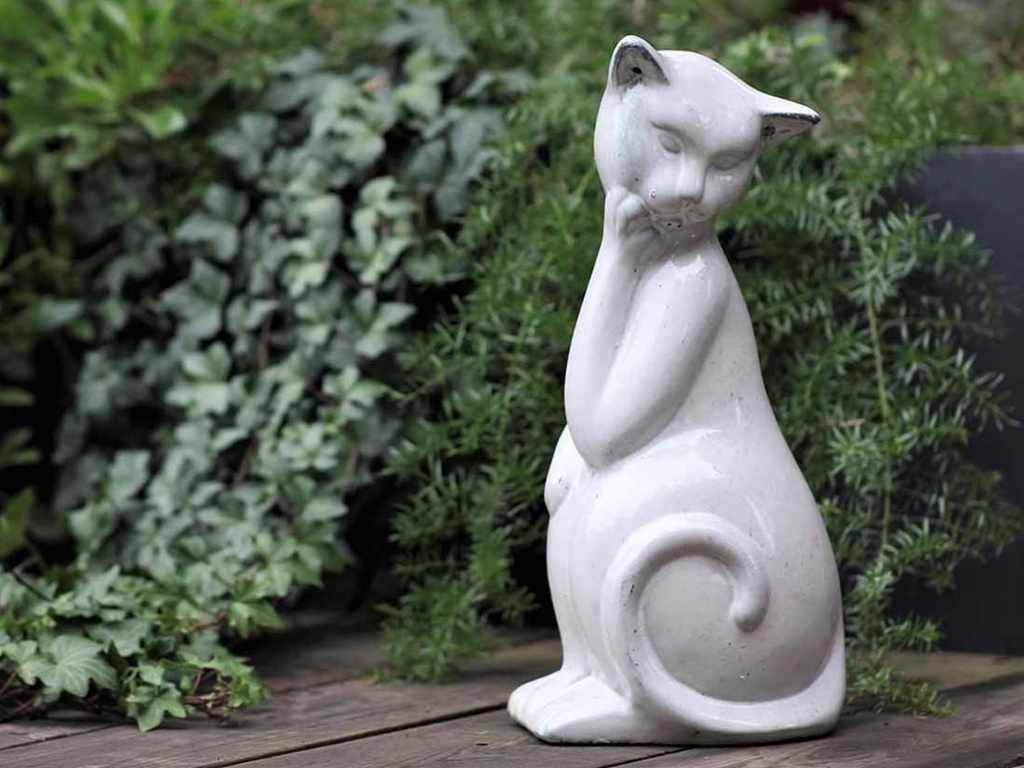 [PV-LBST21WNS] CAT GIRL, WHITE NO SPECKLE 7.5'' X 16.0'